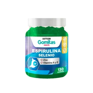 Gomitas Espirulina Selenio Zinc Vit A,E