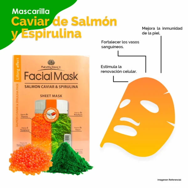 Mascara Facial de Caviar  (Salmon)